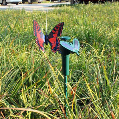 1-3PCS Solar Flying Butterflies Solar Powered Flying Wobble Butterfly Bird Auto Flying Bird Butterfly Waterproof Atmosphere upscaleclicks