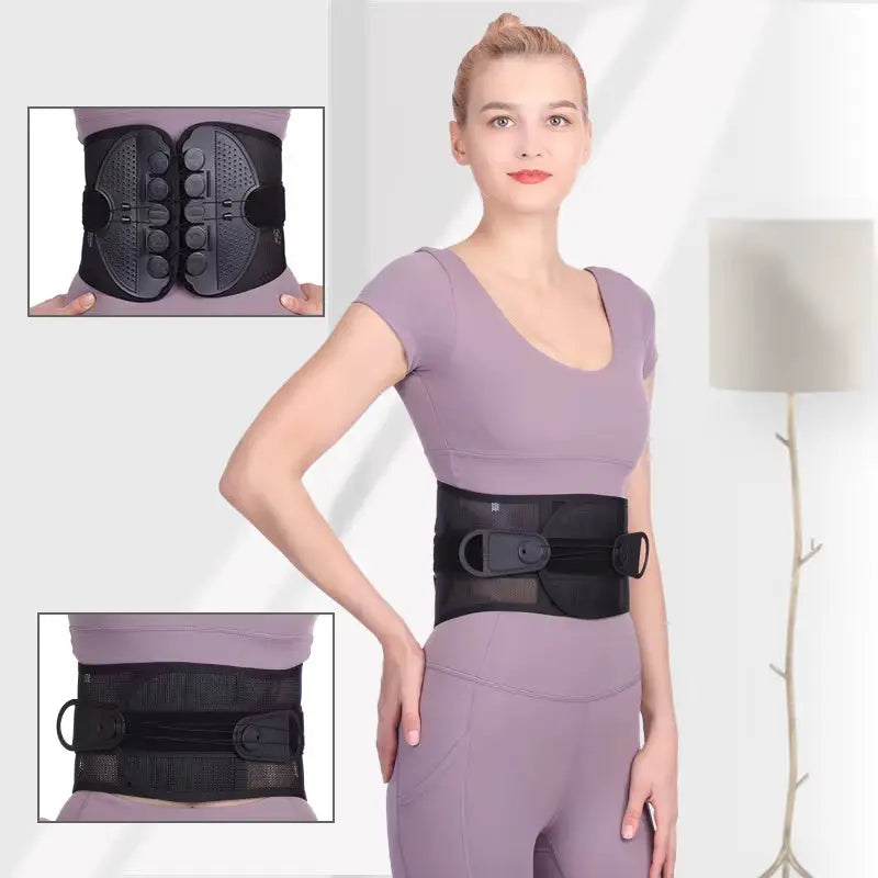 1 Lumbar Disc Support Design, Breathable Mesh Material to Protect Daily Waist, Breathable Mesh Waist Protector，Adult Gifts
