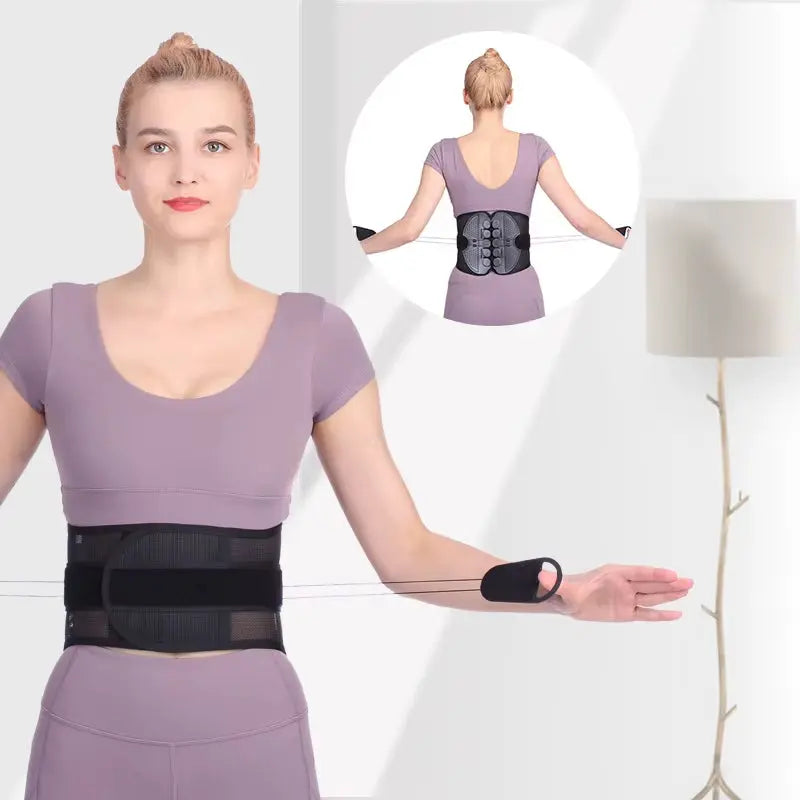 1 Lumbar Disc Support Design, Breathable Mesh Material to Protect Daily Waist, Breathable Mesh Waist Protector，Adult Gifts