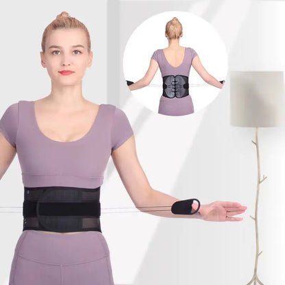1 Lumbar Disc Support Design, Breathable Mesh Material to Protect Daily Waist, Breathable Mesh Waist Protector，Adult Gifts