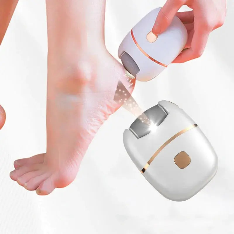 1 PC Electric Foot Grinder, Rechargeable Thick Leather Polishing Foot Grinder, and 2 Different Thickness Grinding Heads upscaleclicks