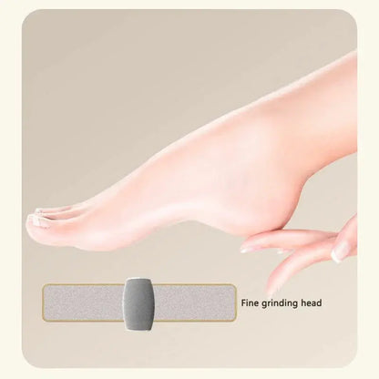 1 PC Electric Foot Grinder, Rechargeable Thick Leather Polishing Foot Grinder, and 2 Different Thickness Grinding Heads upscaleclicks