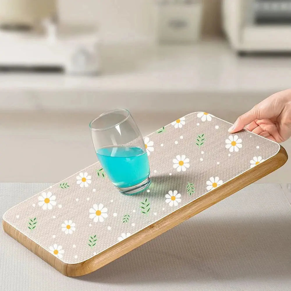 1 Roll of Daisy Eva Shelf Liner for Kitchen Cabinets Lining Lining Non-adhesive Anti-slip Cabinet Lining Waterproof and Oil-proo upscaleclicks