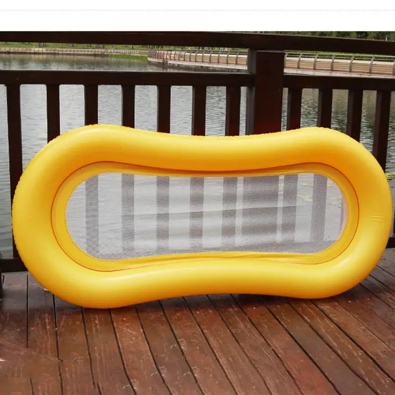 1 pack Pool Floats Raft Extra Covered Pool Floats for Adults, Inflatable Oversized Pool Raft with Headrest Ultra-Comfort Floatin upscaleclicks