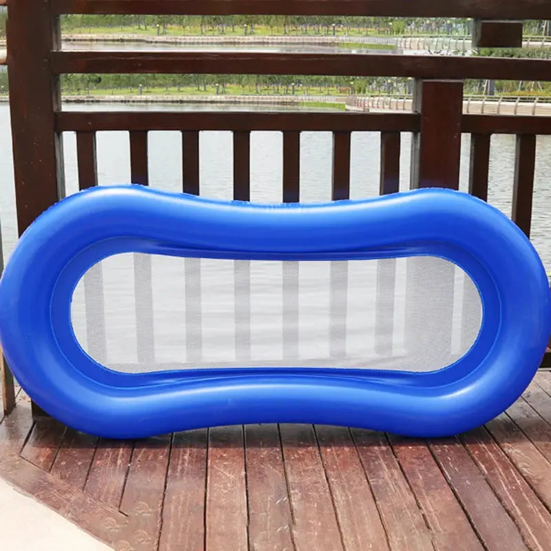 1 pack Pool Floats Raft Extra Covered Pool Floats for Adults, Inflatable Oversized Pool Raft with Headrest Ultra-Comfort Floatin upscaleclicks