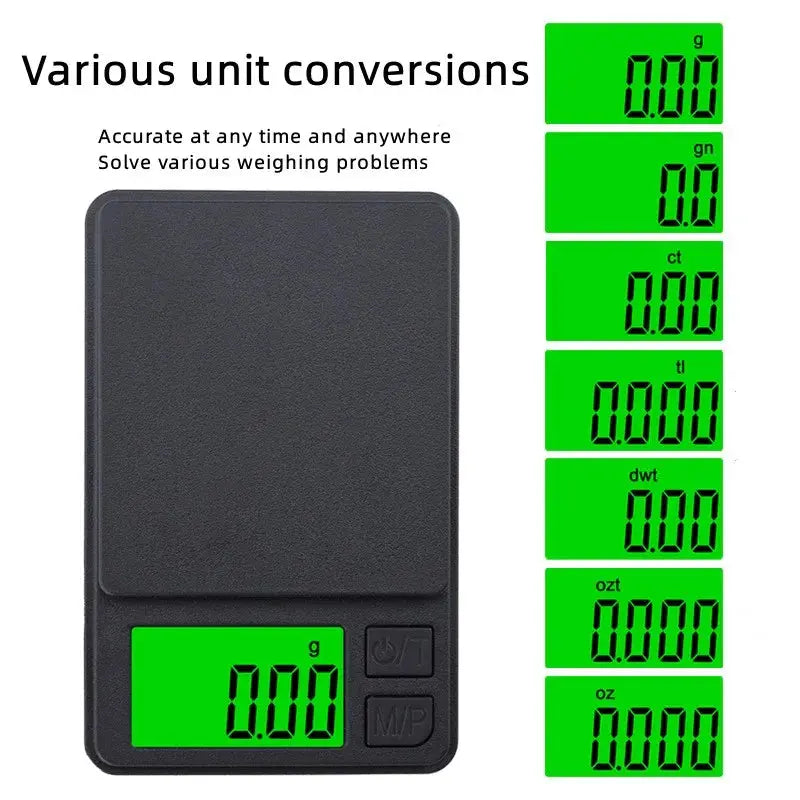 100/500g 0.01g mini digital scale high precision electronic pocket scale jewelry weight kitchen portable electronic scale upscaleclicks