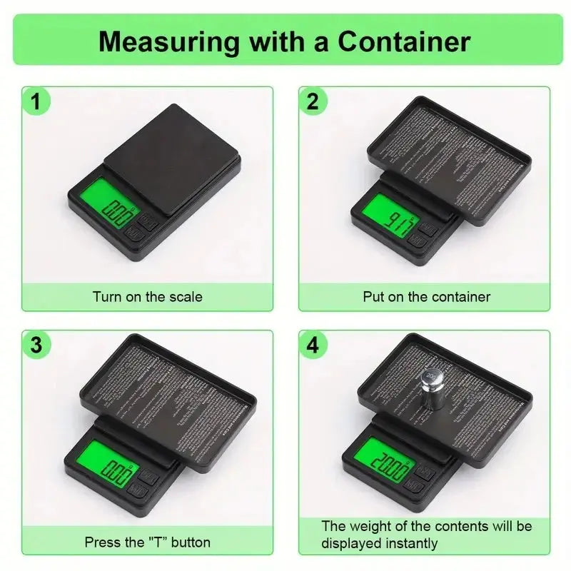 100/500g 0.01g mini digital scale high precision electronic pocket scale jewelry weight kitchen portable electronic scale upscaleclicks