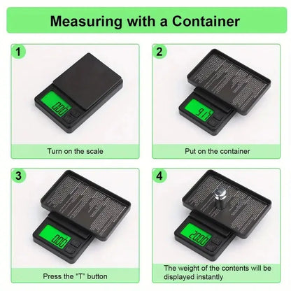 100/500g 0.01g mini digital scale high precision electronic pocket scale jewelry weight kitchen portable electronic scale upscaleclicks