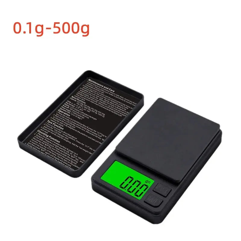 100/500g 0.01g mini digital scale high precision electronic pocket scale jewelry weight kitchen portable electronic scale upscaleclicks