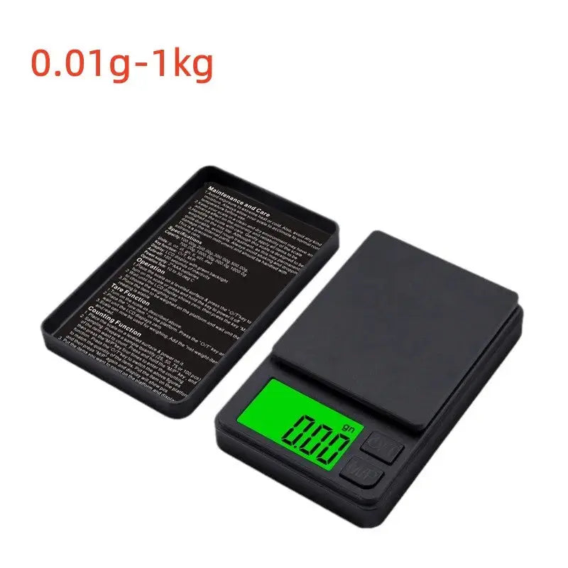 100/500g 0.01g mini digital scale high precision electronic pocket scale jewelry weight kitchen portable electronic scale upscaleclicks