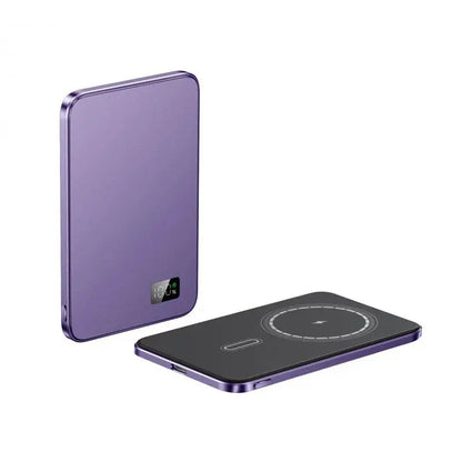 10000mah Ultra Thin Power Bank For Magsafe Magnetic Wireless Fast Charging Mac Safe Portable Battery For Iphone Xiaomi Samsung upscaleclicks