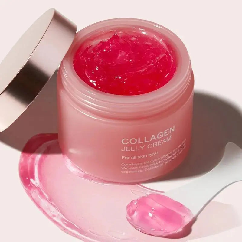 100g Jelly Face Cream Collagen Soft Nourishing Moisturize Face Shrinks Pores Remove Comedones And Face Toner Korean Skin Care upscaleclicks