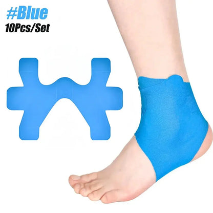 10Pcs Kinesiology Tape for Knee Ankle, Waterproof Elastic Breathable Athletic Tape Support Stability for Running, Hiking, Riding upscaleclicks