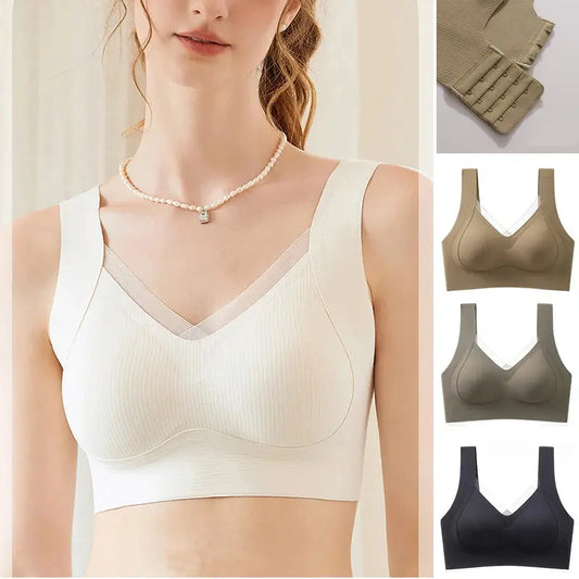 1pcs Women's Bra Breathable Gather Together No Trace Bra No Steel Ring Comfortable Large Size Underwear Vest Sport Bralette upscaleclicks