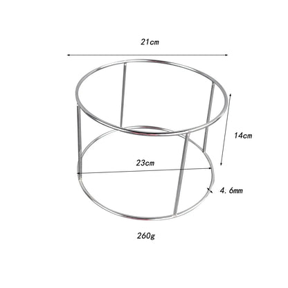 2 Tier Food Serving Riser Tray Riser Lightweight Stand Multipurpose Seafood Tray Rack for Snack Pizza Dessert Cupcake Cafe upscaleclicks
