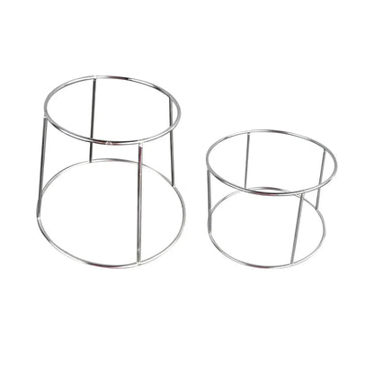 2 Tier Food Serving Riser Tray Riser Lightweight Stand Multipurpose Seafood Tray Rack for Snack Pizza Dessert Cupcake Cafe upscaleclicks