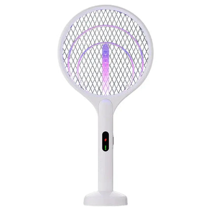 2-in-1 Electric Insect Racket Swatter Zapper 4000V USB Rechargeable Summer Mosquito Swatter Kill Fly Bug Zapper Mosquito Racket upscaleclicks