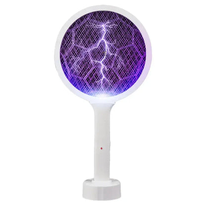 2-in-1 Electric Insect Racket Swatter Zapper 4000V USB Rechargeable Summer Mosquito Swatter Kill Fly Bug Zapper Mosquito Racket upscaleclicks
