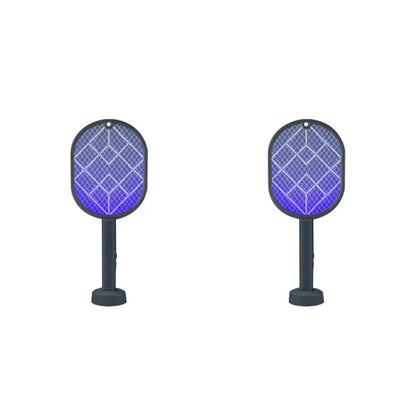 2-in-1 Electric Insect Racket Swatter Zapper 4000V USB Rechargeable Summer Mosquito Swatter Kill Fly Bug Zapper Mosquito Racket upscaleclicks