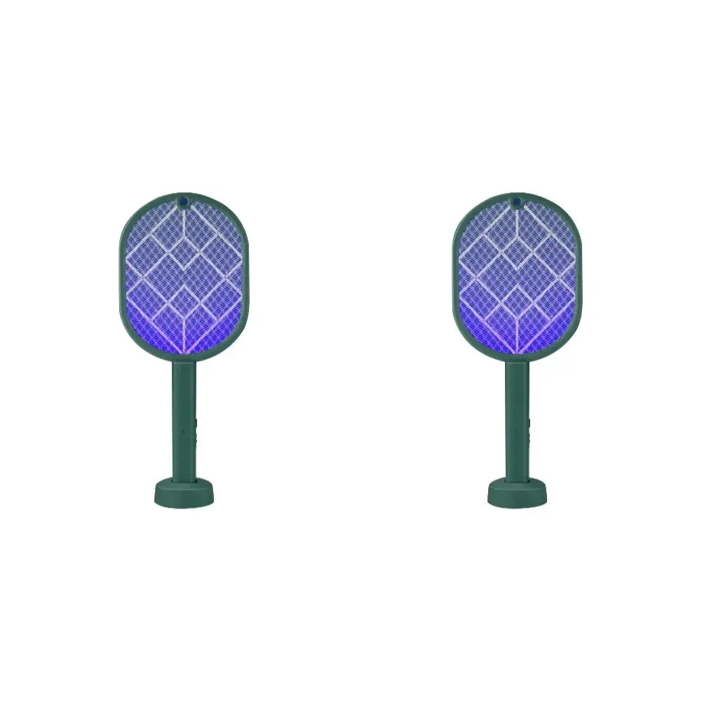 2-in-1 Electric Insect Racket Swatter Zapper 4000V USB Rechargeable Summer Mosquito Swatter Kill Fly Bug Zapper Mosquito Racket upscaleclicks