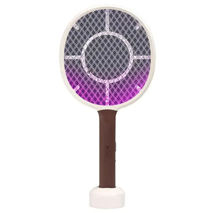 2-in-1 Electric Insect Racket Swatter Zapper 4000V USB Rechargeable Summer Mosquito Swatter Kill Fly Bug Zapper Mosquito Racket upscaleclicks