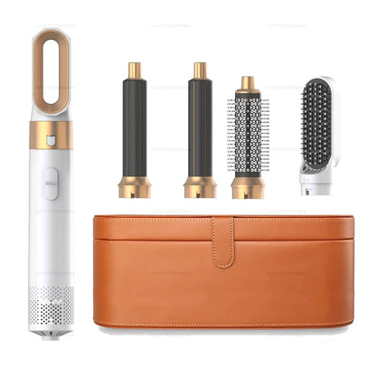 2024 New 5-in-1 Hair Dryer Hot Comb Set Professional Curling Iron Hair Straightener Styling Tool for Dyson Airwrap Hair Dryer Ho upscaleclicks