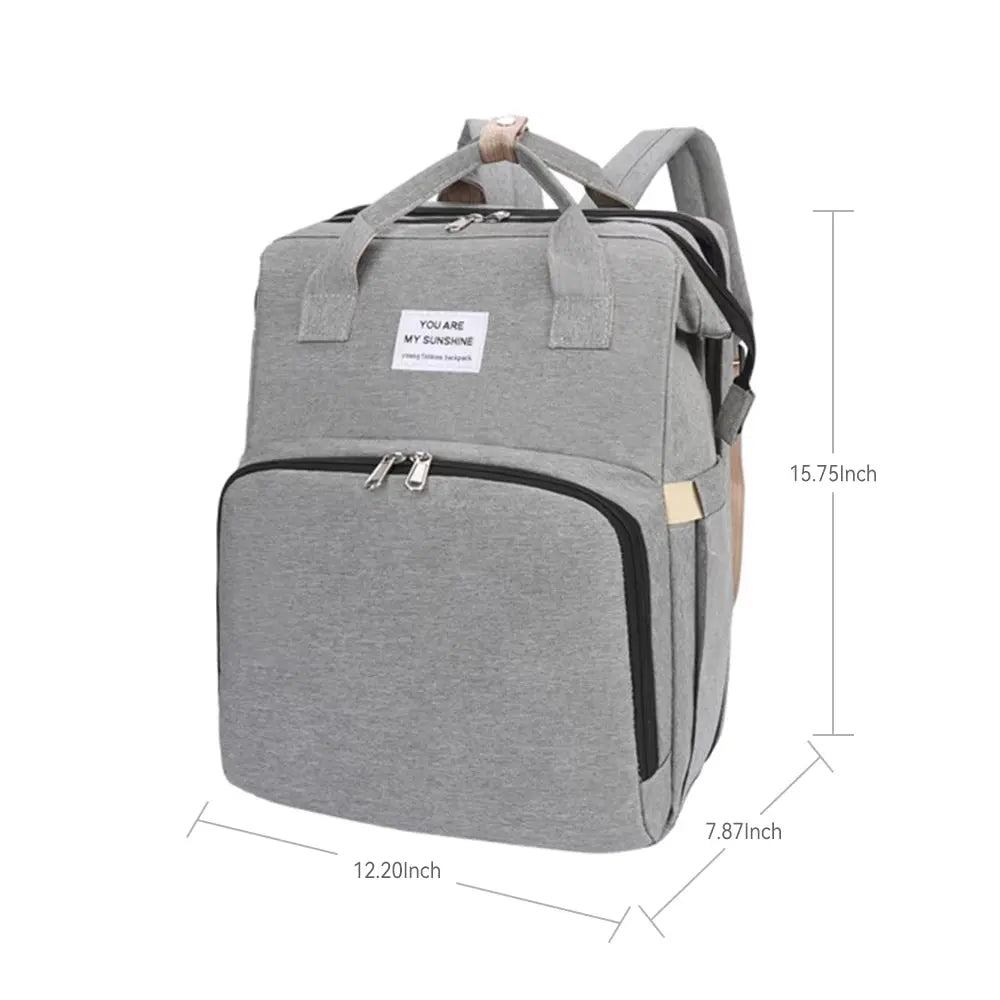20L Large Capacity Diaper Bags for Baby Multifunctional Backpack Waterproof Maternity Bag Portable Travel Diaper Bag Baby Crib