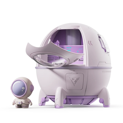 220ML Space Capsule Air Humidifier USB Ultrasonic Cool Mist Aromatherapy Water Diffuser with Led Light Astronaut Humidificad upscaleclicks