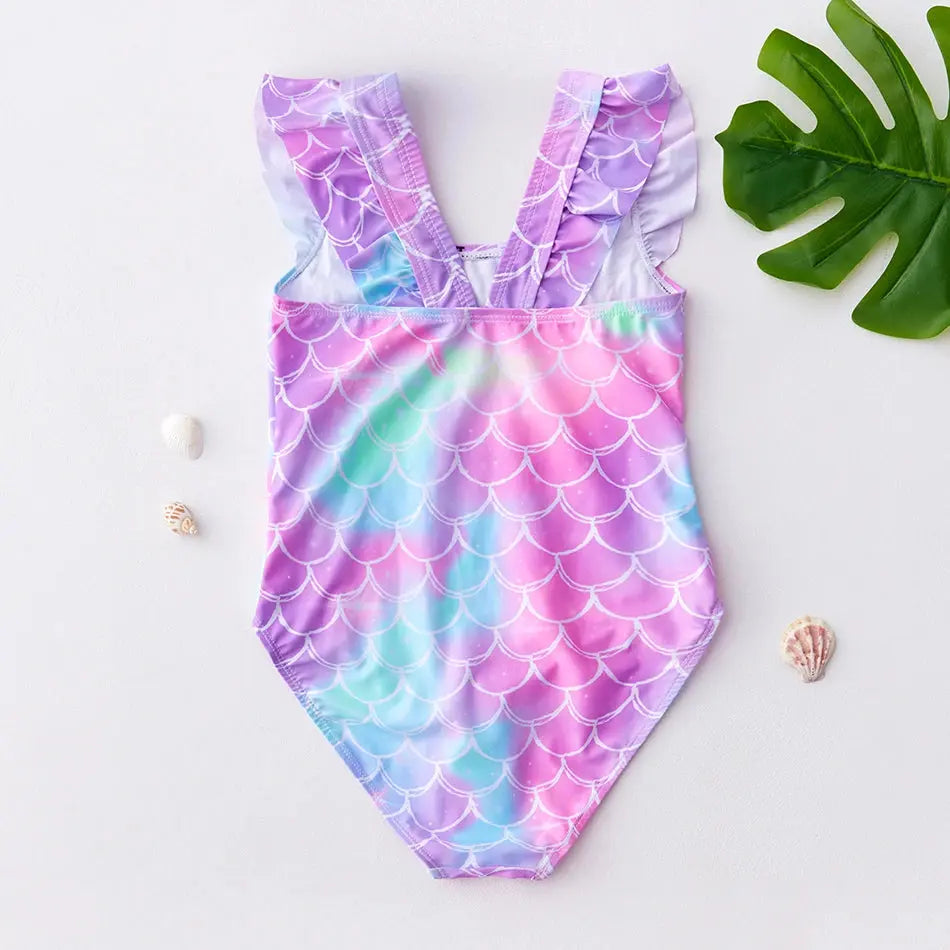 3-10years girls swimsuit 2023 fashion mermaid unicorn swimwear for children upscaleclicks
