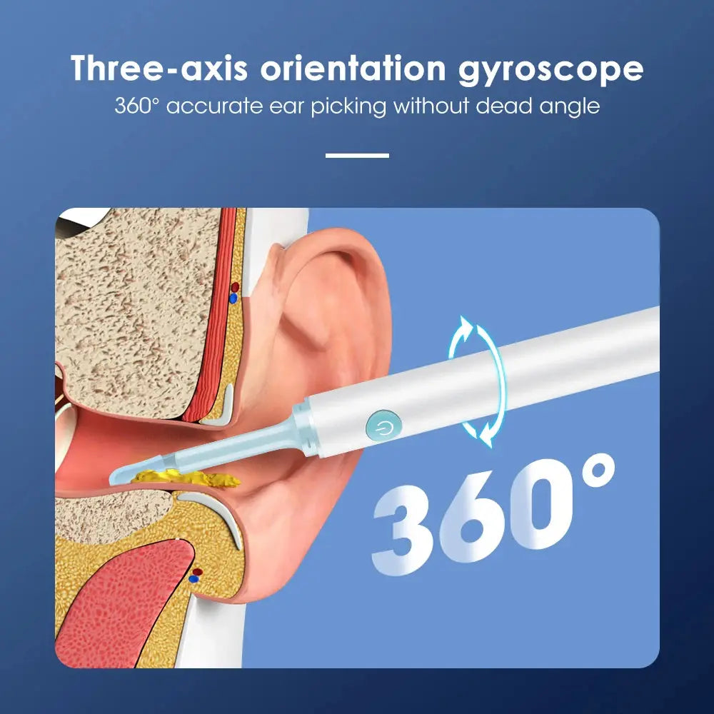 3.9mm Wireless Intelligent Ear Cleaner 1080P Visual Otoscope Camera Ear Wax Remover Pick Spoon Cleaning Tools Luminous Endoscopy upscaleclicks