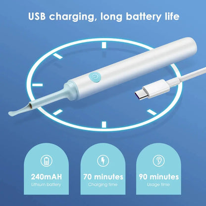 3.9mm Wireless Intelligent Ear Cleaner 1080P Visual Otoscope Camera Ear Wax Remover Pick Spoon Cleaning Tools Luminous Endoscopy upscaleclicks