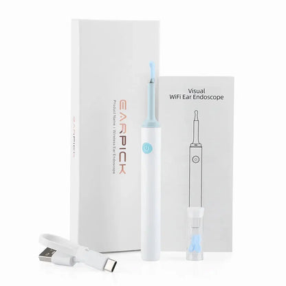3.9mm Wireless Intelligent Ear Cleaner 1080P Visual Otoscope Camera Ear Wax Remover Pick Spoon Cleaning Tools Luminous Endoscopy upscaleclicks