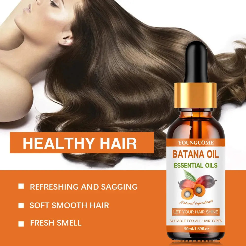 30ml/50ml Batana Hair Oil-Nourishing and Moisturizing, Nourishing Treatment For Split Ends Dry Organics Hair Care Oil upscaleclicks