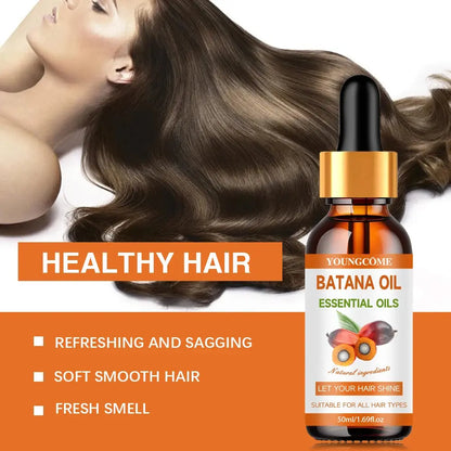30ml/50ml Batana Hair Oil-Nourishing and Moisturizing, Nourishing Treatment For Split Ends Dry Organics Hair Care Oil upscaleclicks