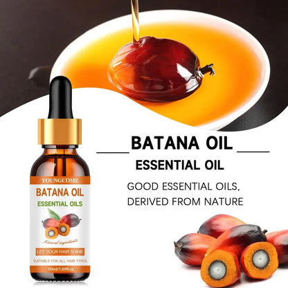 30ml/50ml Batana Hair Oil-Nourishing and Moisturizing, Nourishing Treatment For Split Ends Dry Organics Hair Care Oil upscaleclicks