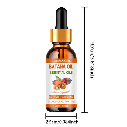 30ml/50ml Batana Hair Oil-Nourishing and Moisturizing, Nourishing Treatment For Split Ends Dry Organics Hair Care Oil upscaleclicks