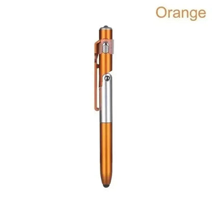 4 In 1 Multifunction Ballpoint Pen with LED Light Fold Phone Holder Night Read Writing Pencil Office School Student Stationery upscaleclicks