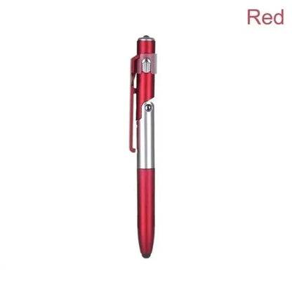 4 In 1 Multifunction Ballpoint Pen with LED Light Fold Phone Holder Night Read Writing Pencil Office School Student Stationery upscaleclicks