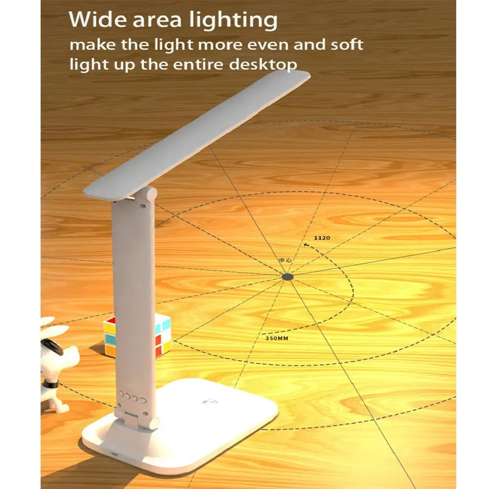 4800mAh USB Rechargeable Touch LED Table Lamp Eye Protection 3 Color Stepless Dimmable Night Light For Desk Study Reading Lamp upscaleclicks