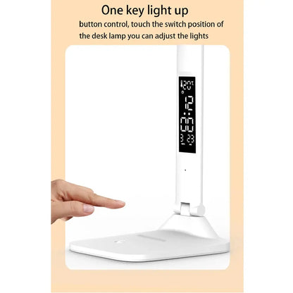 4800mAh USB Rechargeable Touch LED Table Lamp Eye Protection 3 Color Stepless Dimmable Night Light For Desk Study Reading Lamp upscaleclicks
