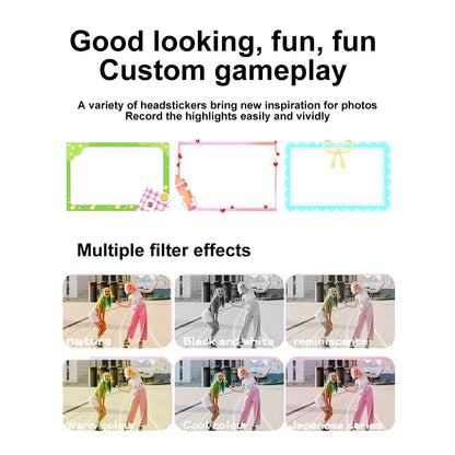 4K CCD 8X Digital Zoom Digital Camera for Student 48MP Compact Digital Photography Camera 180 Flip Screen Selfile Camera upscaleclicks