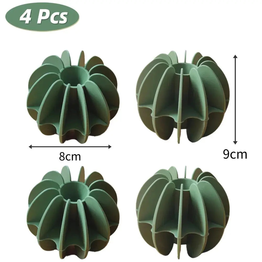 4PCS Laundry Ball Reusable Silicone Clothes Hair Cleaning Tools Pet Hair Remover Washing Machine Cat Hair Catcher Laundry Ball upscaleclicks