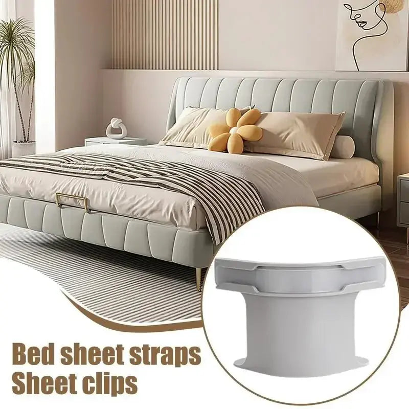 4pcs Heavy Duty Bedsheet Corner Tightener Clips High-quality materials durable and reliable Bed Sheet Grippers for Protectors upscaleclicks