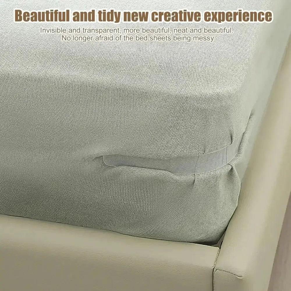 4pcs Heavy Duty Bedsheet Corner Tightener Clips High-quality materials durable and reliable Bed Sheet Grippers for Protectors upscaleclicks