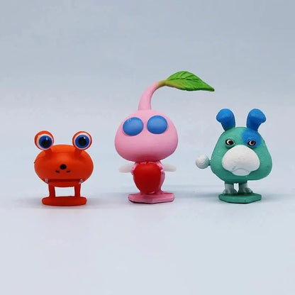 6/12Pcs/Set Game Anime PIKMIN Figure Captain Olimar PIKMIN Action Figure PVC Collection Model Doll Toys for Children Gifts upscaleclicks