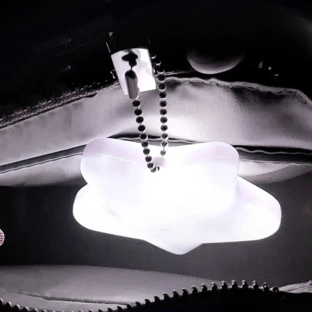 6-1PCS Purse Heart LED Light Automatic Motion Activated Handbag Lamp for Women Bah Purse Charm Purse Heart Keychain Light upscaleclicks