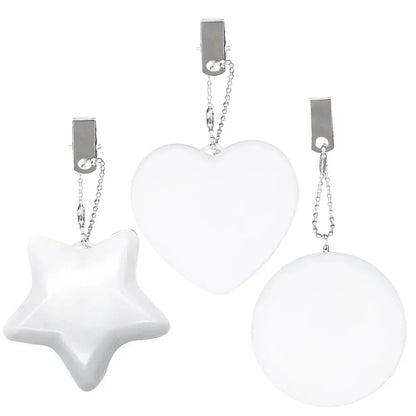 6-1PCS Purse Heart LED Light Automatic Motion Activated Handbag Lamp for Women Bah Purse Charm Purse Heart Keychain Light upscaleclicks