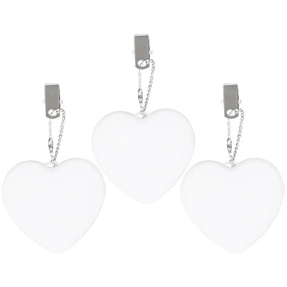 6-1PCS Purse Heart LED Light Automatic Motion Activated Handbag Lamp for Women Bah Purse Charm Purse Heart Keychain Light upscaleclicks