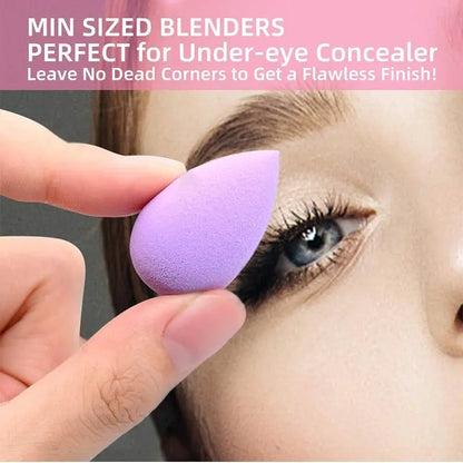 6Pcs Mini Makeup Sponge Powder Puff Beauty Sponge for Makeup Concealer Liquid Foundation Face Cosmetic Puff Make Up Sponge upscaleclicks