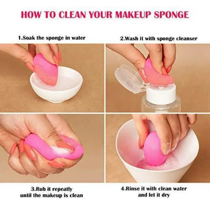 6Pcs Mini Makeup Sponge Powder Puff Beauty Sponge for Makeup Concealer Liquid Foundation Face Cosmetic Puff Make Up Sponge upscaleclicks